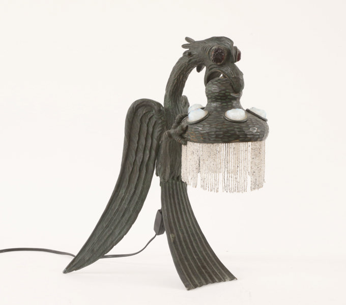Bordslampa, jugend, 1900-talets början