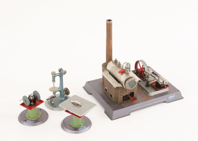 Ångmaskin med tillbehör, Wilesco