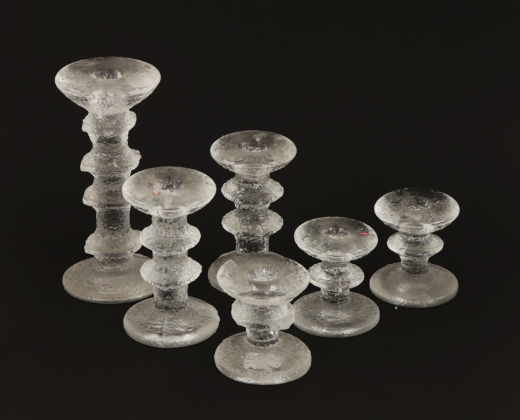 Ljusstakar 6st, "Festivo", Timo Sarpaneva för Iittala