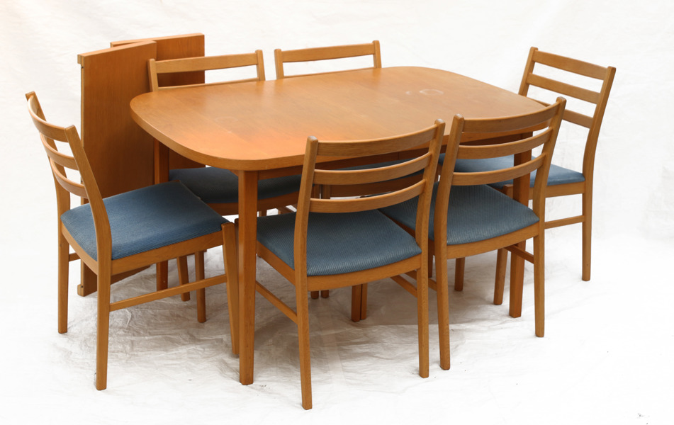 Matsalsmöblemang 7 delar, 1960-tal