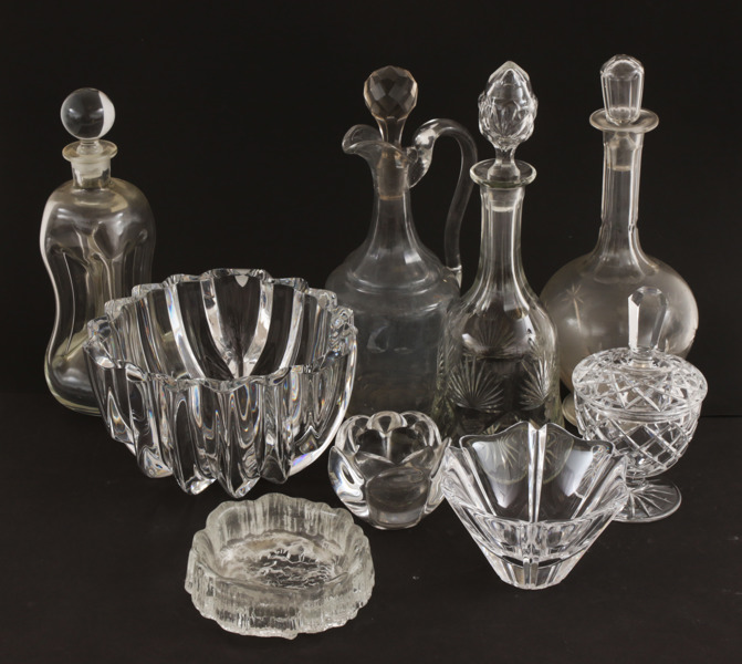 Glas och kristall 9 delar