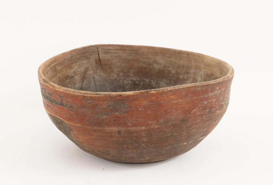 Svarvskål, allmoge, 1800-tal