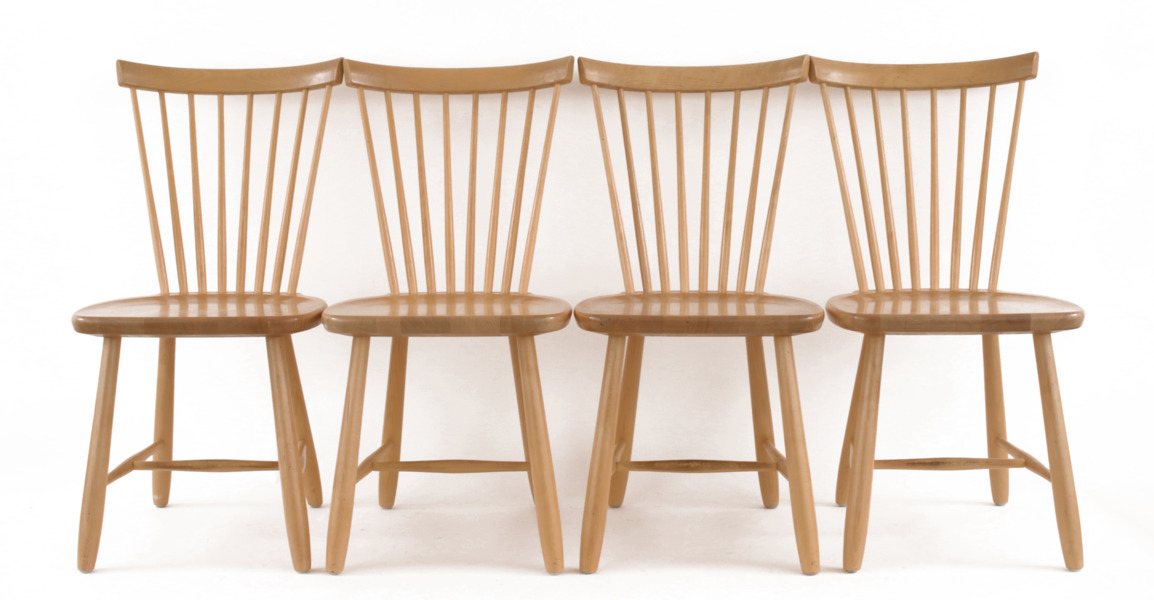 Stolar 4st, "Lilla Åland", Carl Malmsten för Stolab, 2007