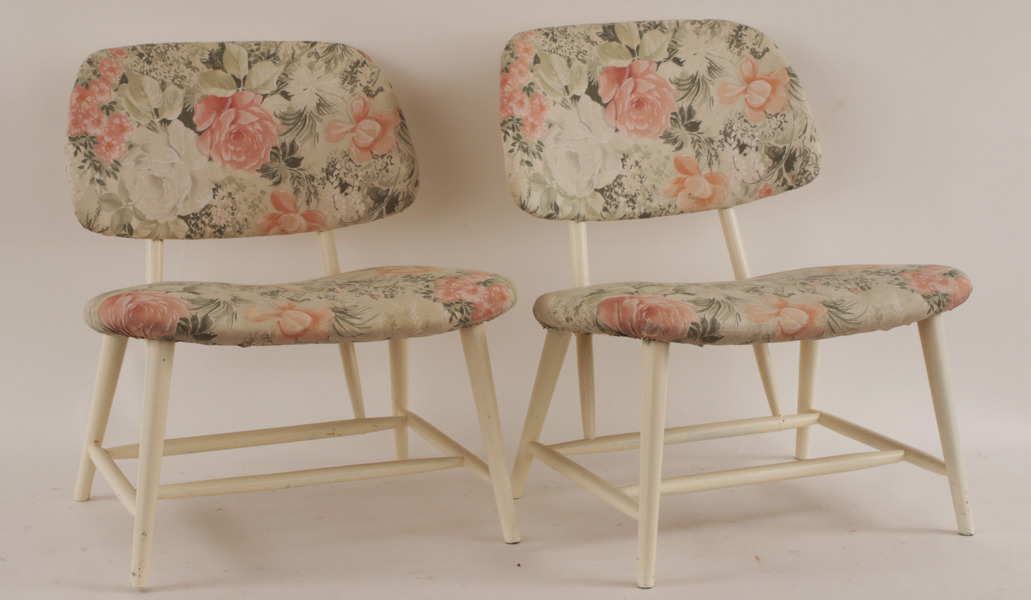 Fåtöljer ett par, "Teve", Alf Svensson för Ljungs Industrier, 1950-tal