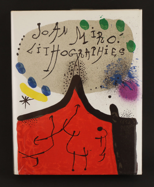 Bok, "Joan Miró Lithographies", tryckt 1972