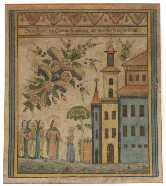 Dalmålning, Back Olof Andersson, Leksand, 1800-tal