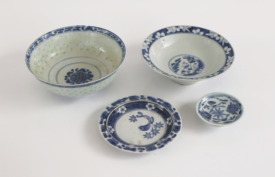 Porslin 4 delar, Kina, 18/1900-tal