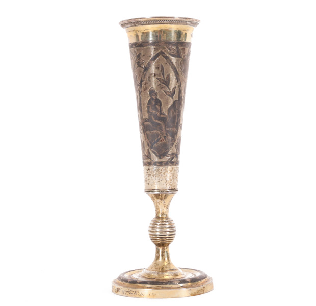 Champagneglas i silver, Ryssland, Moskva, 1834