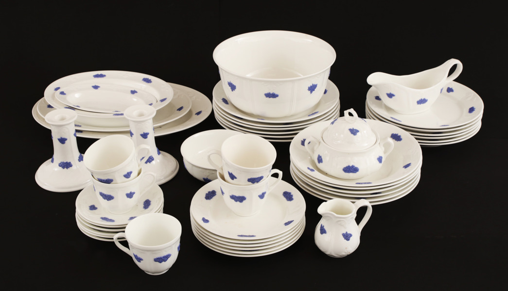 Servisdelar, "Blå Blom", Gustavsberg