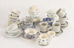 Parti te- och kaffeservisdelar