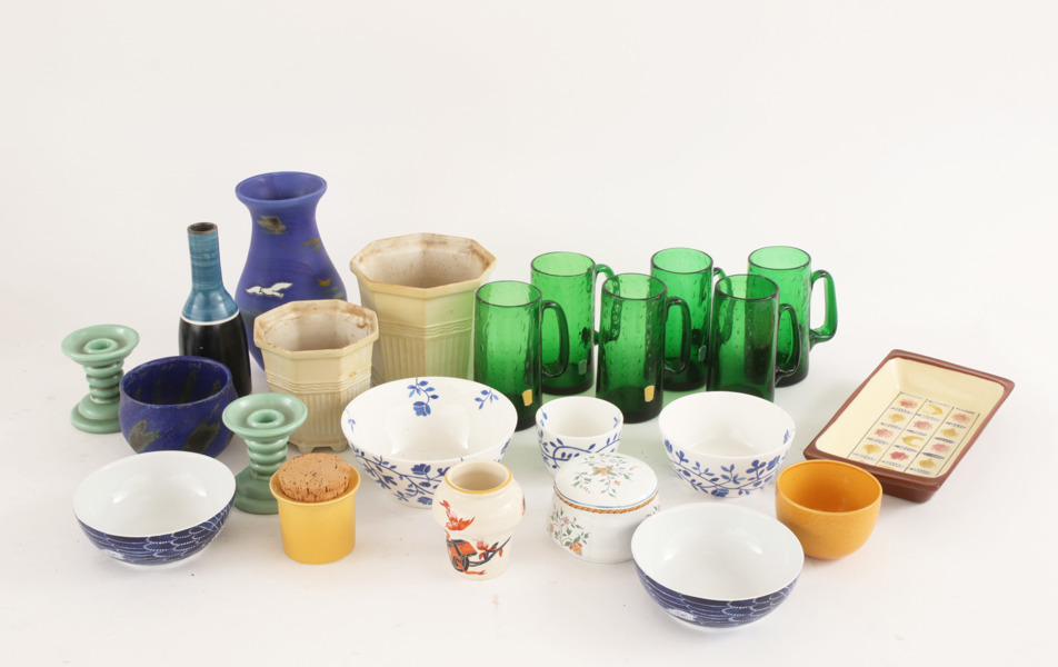 Parti glas och keramik