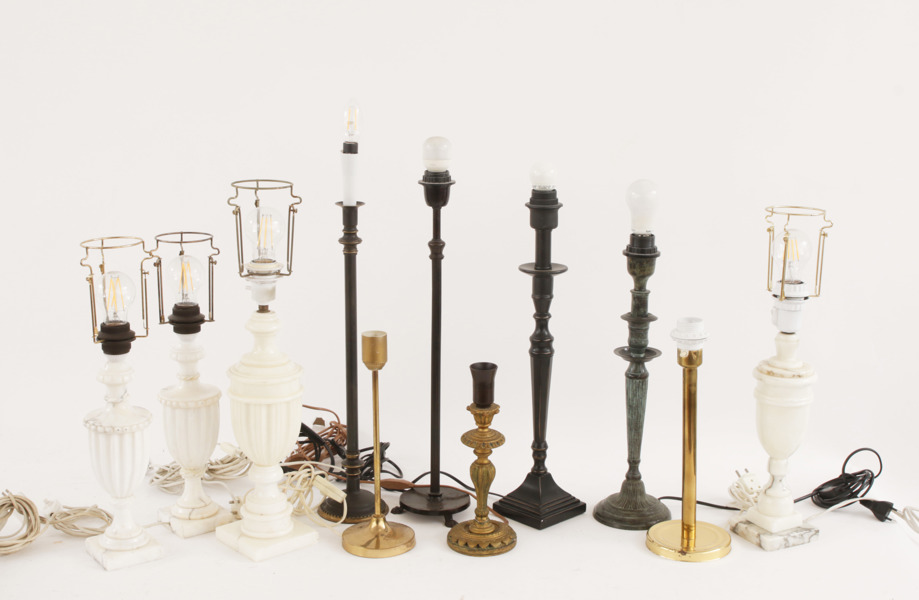 Bordslampor 11st, bl.a. Aneta, Benab