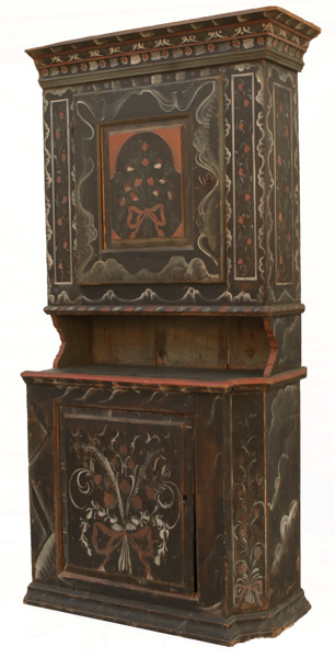 Skåp, allmoge, Järvsö, 17/1800-tal