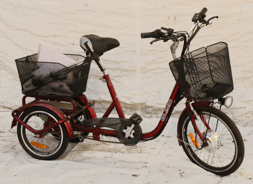 Trehjulig elcykel, Blimo, 2014