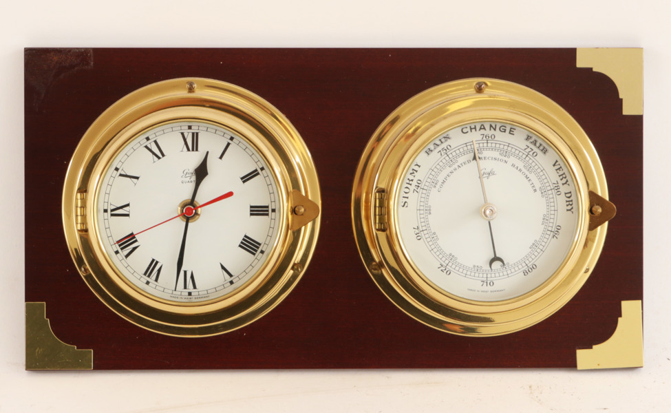 Skeppsur och barometer, Gufa