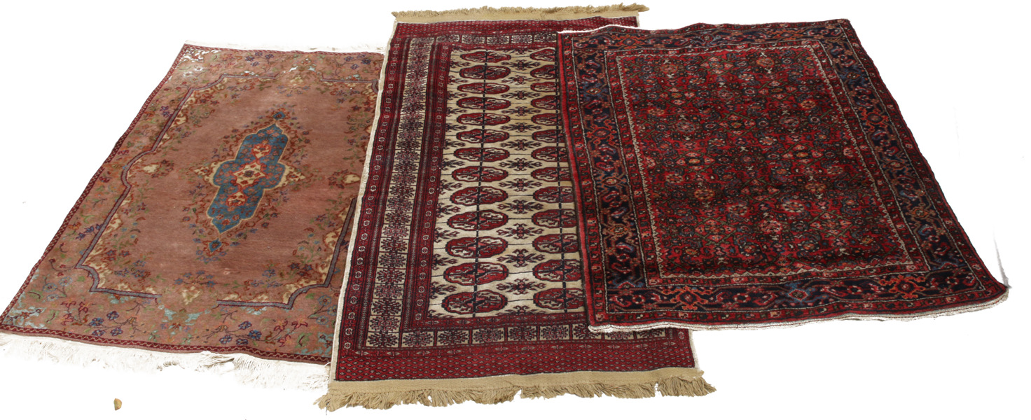 Handknutna mattor 3st, orientaliska