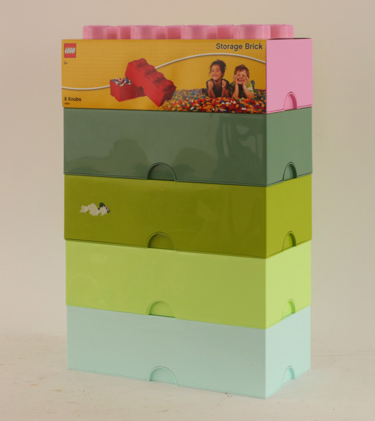 Förvaringslådor 5st, LEGO