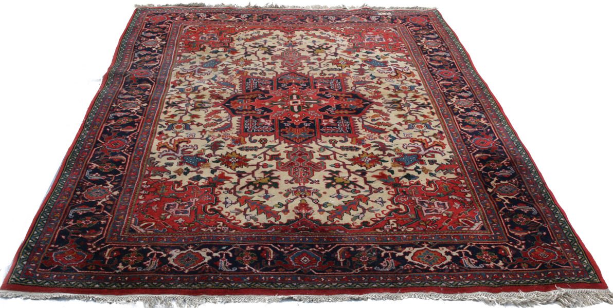 Handknuten matta, orientalisk