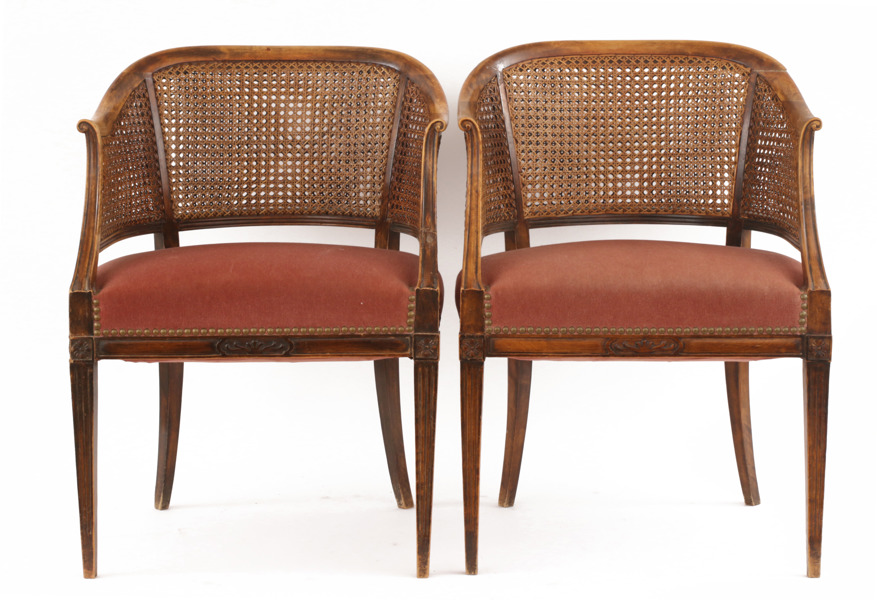 Karmstolar ett par, 1920-tal