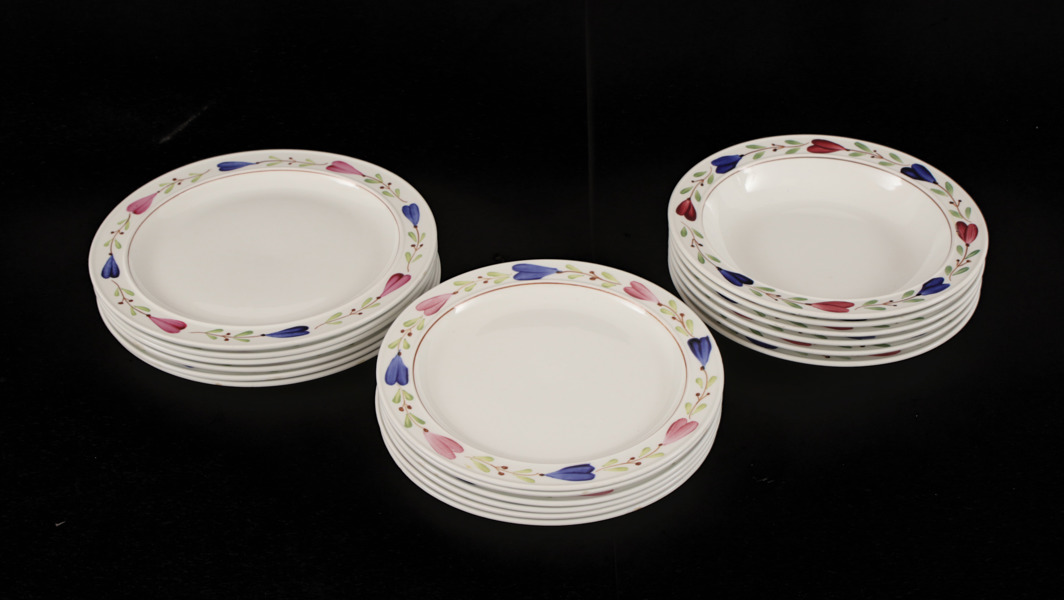 Matservisdelar 18st, "Ranka", Gustavsberg