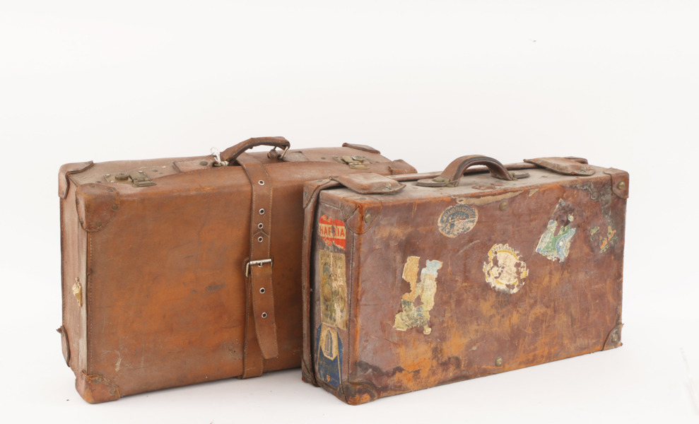 Resväskor 2st, 1900-talets första hälft