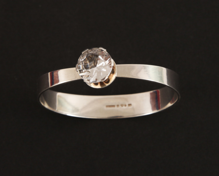 Armring i silver, Gustaf Dahlgren & co, Malmö, 1968