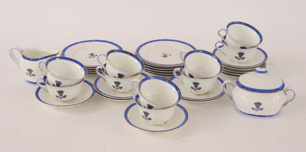 Kaffeservisdelar, "Guldstjärna", Wilhelm Kåge för Gustavsberg