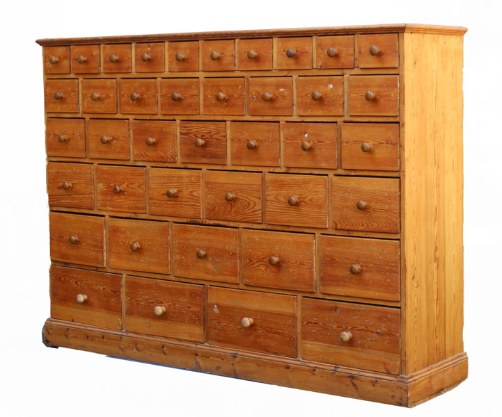 Lådfack, omkring år 1900