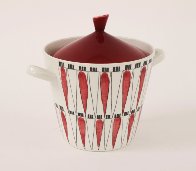 Terrin med lock, "Picknick", Marianne Westman för Rörstrand