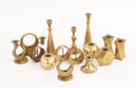 Ljusstakar i mässing 15st