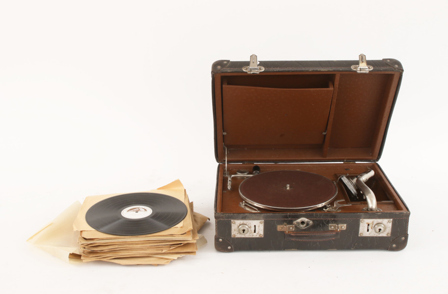 Resegrammofon, 1900-talets första hälft