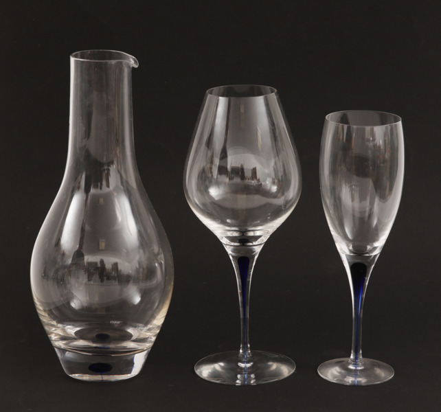 Servisdelar 10st, "Intermezzo", Erika Lagerbielke för Orrefors