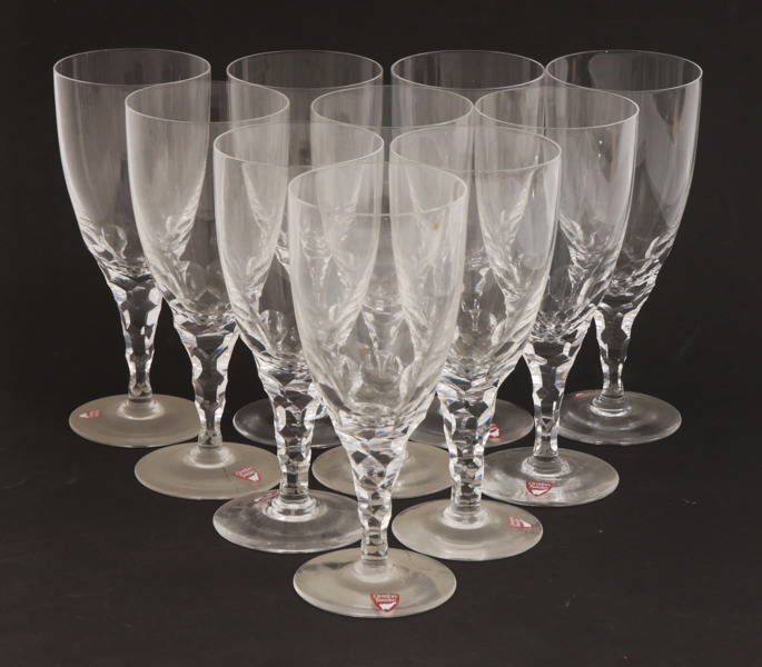 Rödvinsglas 10st, "Carina", Ingeborg Lundin för Orrefors