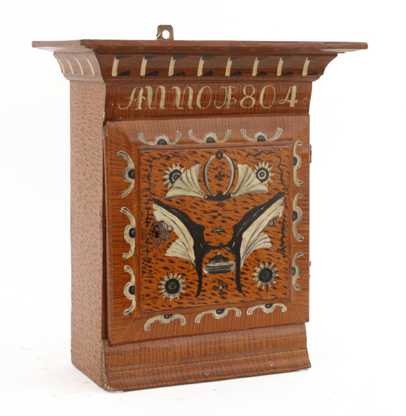 Väggskåp, allmoge, daterat 1804