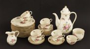 Kaffeservis, "Rococco", Pirkenhammer, Tyskland