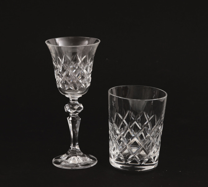 Glasservisdelar 12st