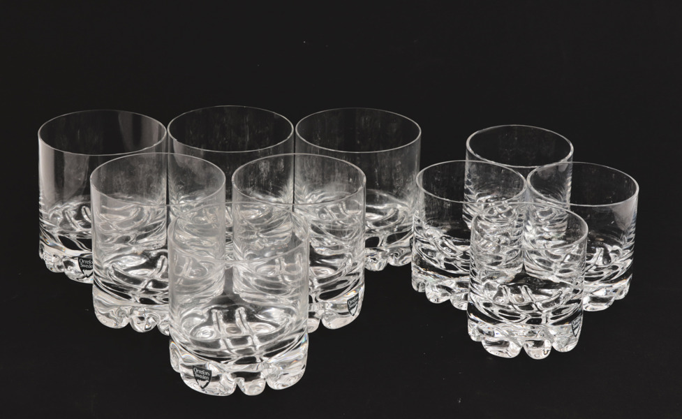 Whiskeyglas 6+4, "Erik" Orrefors