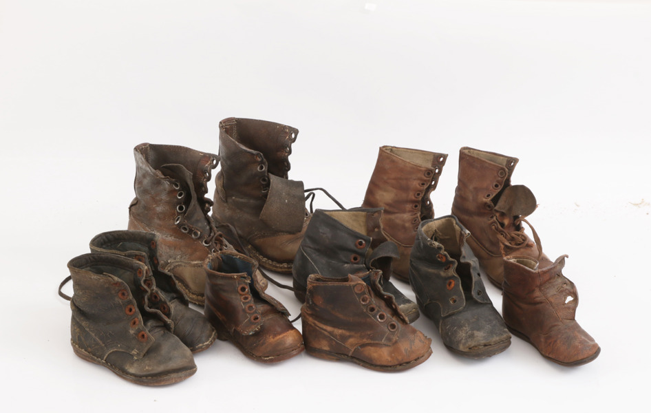 Antika barnskor 11st