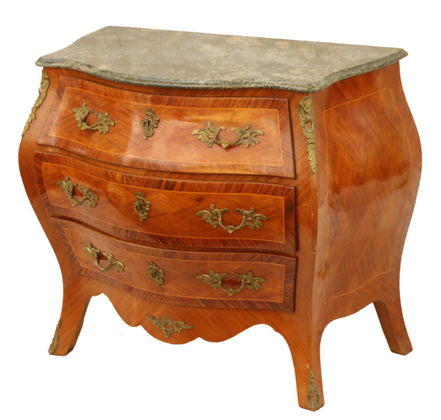 Byrå, rokokostil, 1900-tal