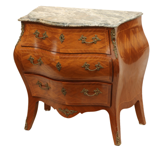 Byrå, rokokostil, 1900-tal