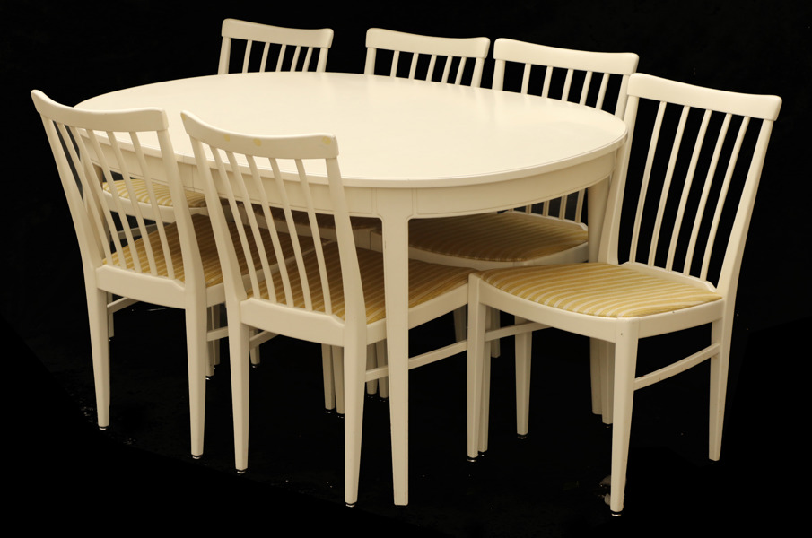 Matsalsmöblemang 7 delar, "Herrgården", Carl Malmsten