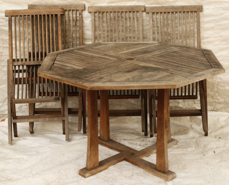 Trädgårdsmöbel 5 delar