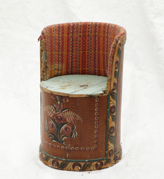 Kubbstol, allmoge, 1800-tal