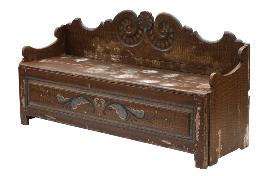 Fållbänk, allmoge, 1800-tal