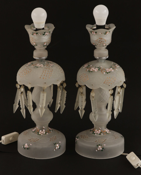 Bordslampor ett par, 1900-tal