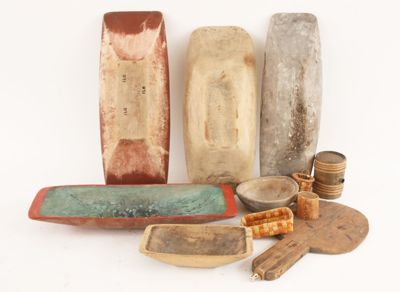 Parti allmogeföremål