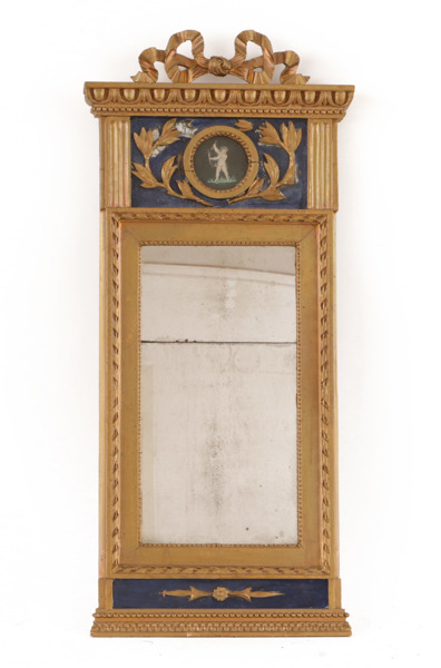 Spegel, sengustaviansk, omkring år 1800