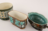 Majolika 3 delar, omkring år 1900