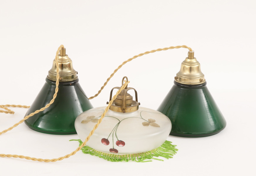 Belysning 3 delar, 1900-talets första hälft