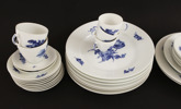 Matservisdelar, "Blå blomster", Royal Copenhagen